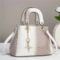 Women's Stylish Glossy Pu Shoulder Messenger Hand Bag
