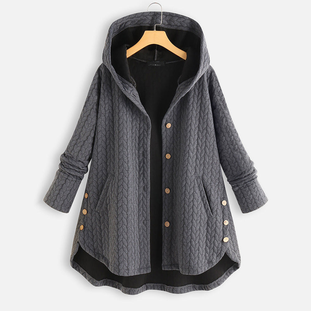 Women's Hooded Cotton Winter Parka Slim Warm Long Coat Everyday