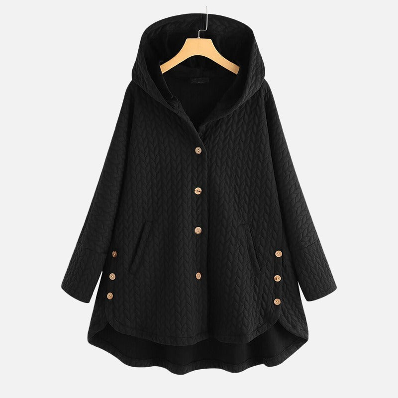 Women's Hooded Cotton Winter Parka Slim Warm Long Coat Everyday