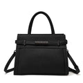Women's Genuine Leather Luxury Clamshell Crossbody Shoulder Handbag
