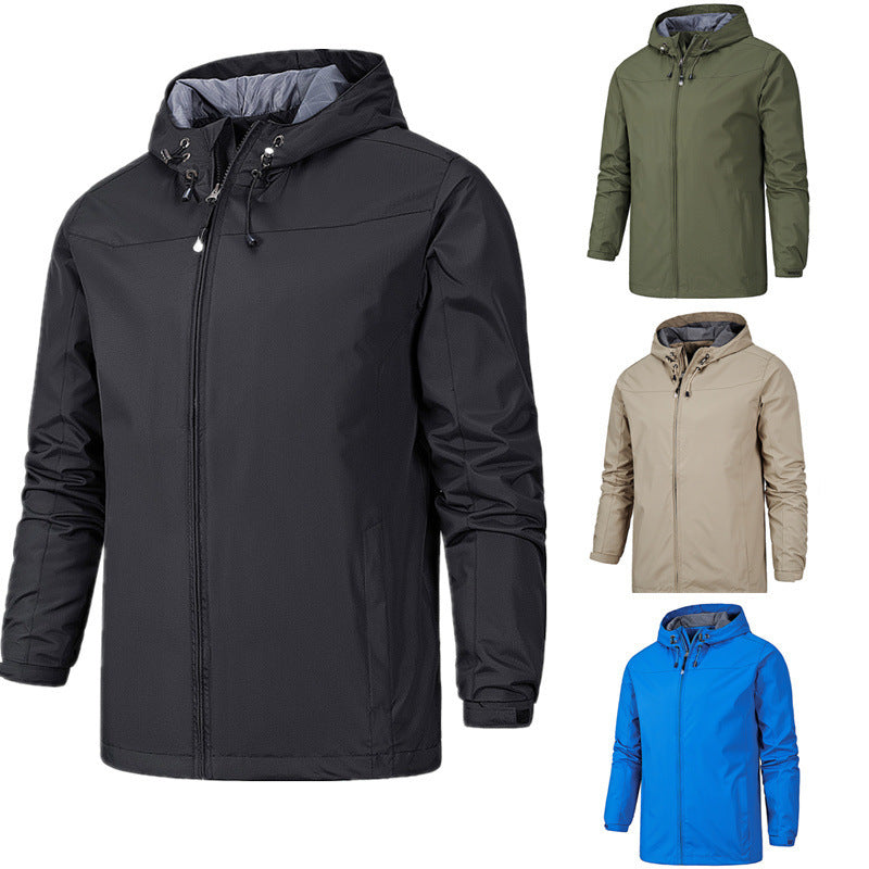 Men's Outdoor Waterproof Windproof All Season Mountaineering Jacket