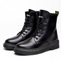 Women's Platform High Top PU Leather Casual Streetwear Martin Boots