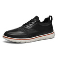 Men's British Leather Shoes Casual Fashion Comfortable Business Style