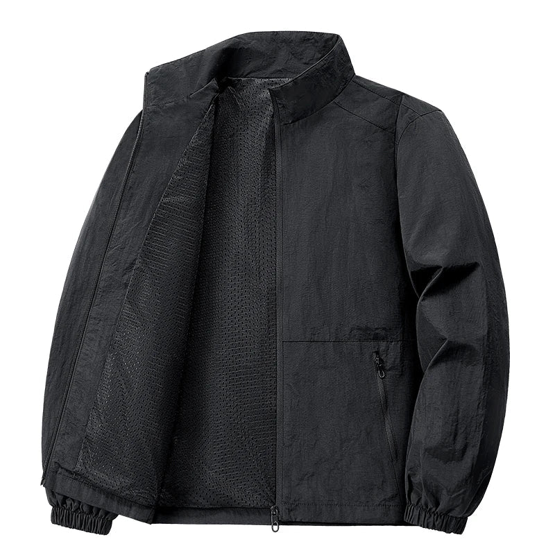 Men's Lightweight Breathable Casual Zipper Formal Spring Jacket