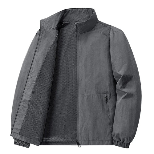 Men's Lightweight Breathable Casual Zipper Formal Spring Jacket